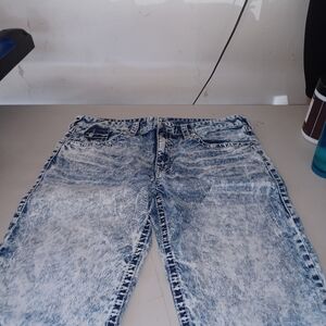Acid Wash Denim Jeans